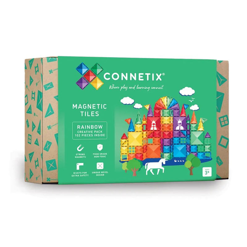 Connetix Magnetic Tiles Rainbow 102 stuks